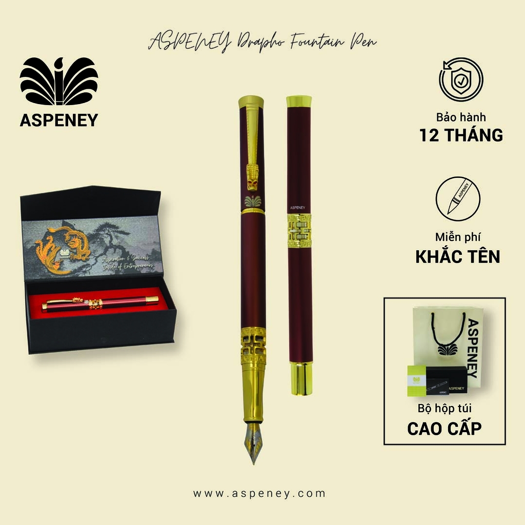 Bút máy ASPENEY Drapho Fountain Pen