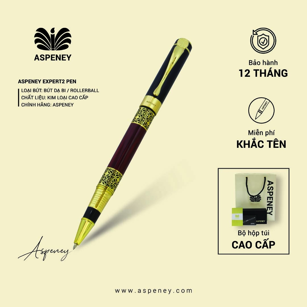 Bút dạ bi ASPENEY Expert2 Rollerball