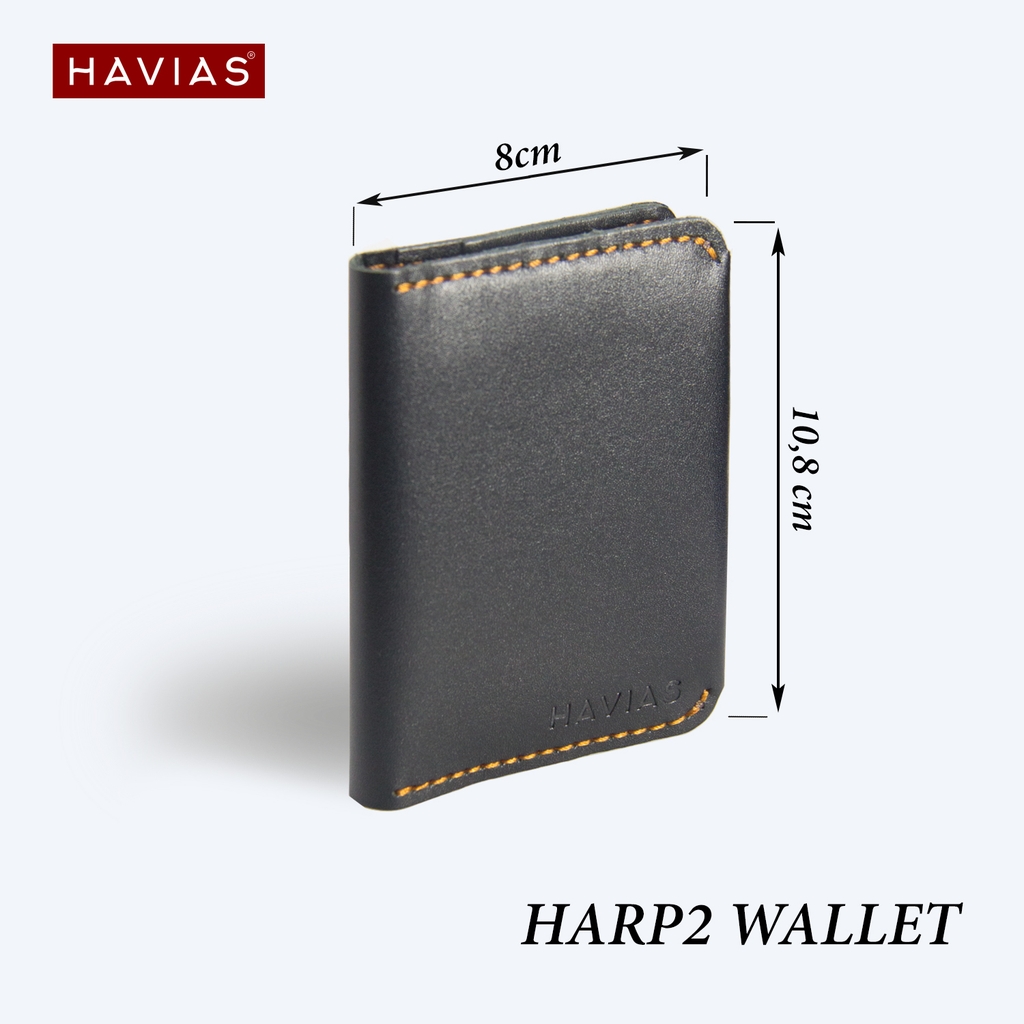 Ví Da Harp2 Mini Wallet Havias Kích Thước Sản Phẩm
