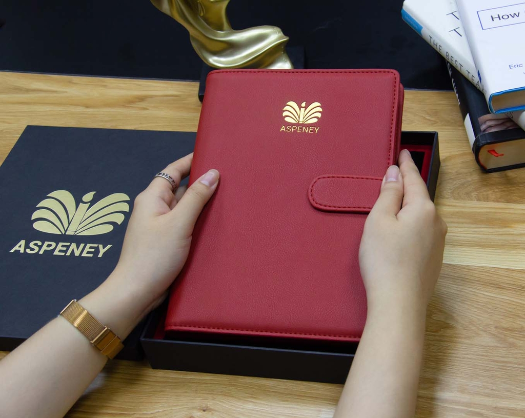 Sổ da Mill cao cấp ASPENEY Notebook