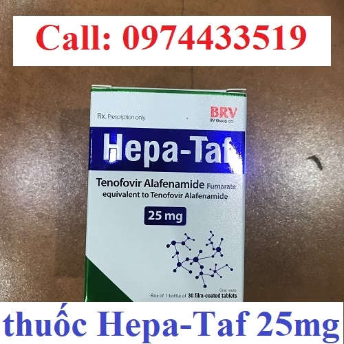 Thuốc Hepa-Taf 25mg giá bao nhiêu, mua ở đâu tốt nhất?