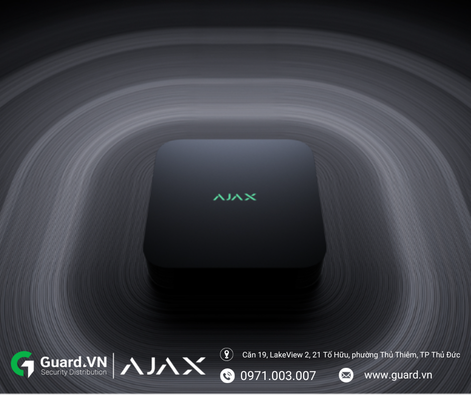 Ajax NVR: Thiết Bị Ghi Hình Video Thông Qua Mạng