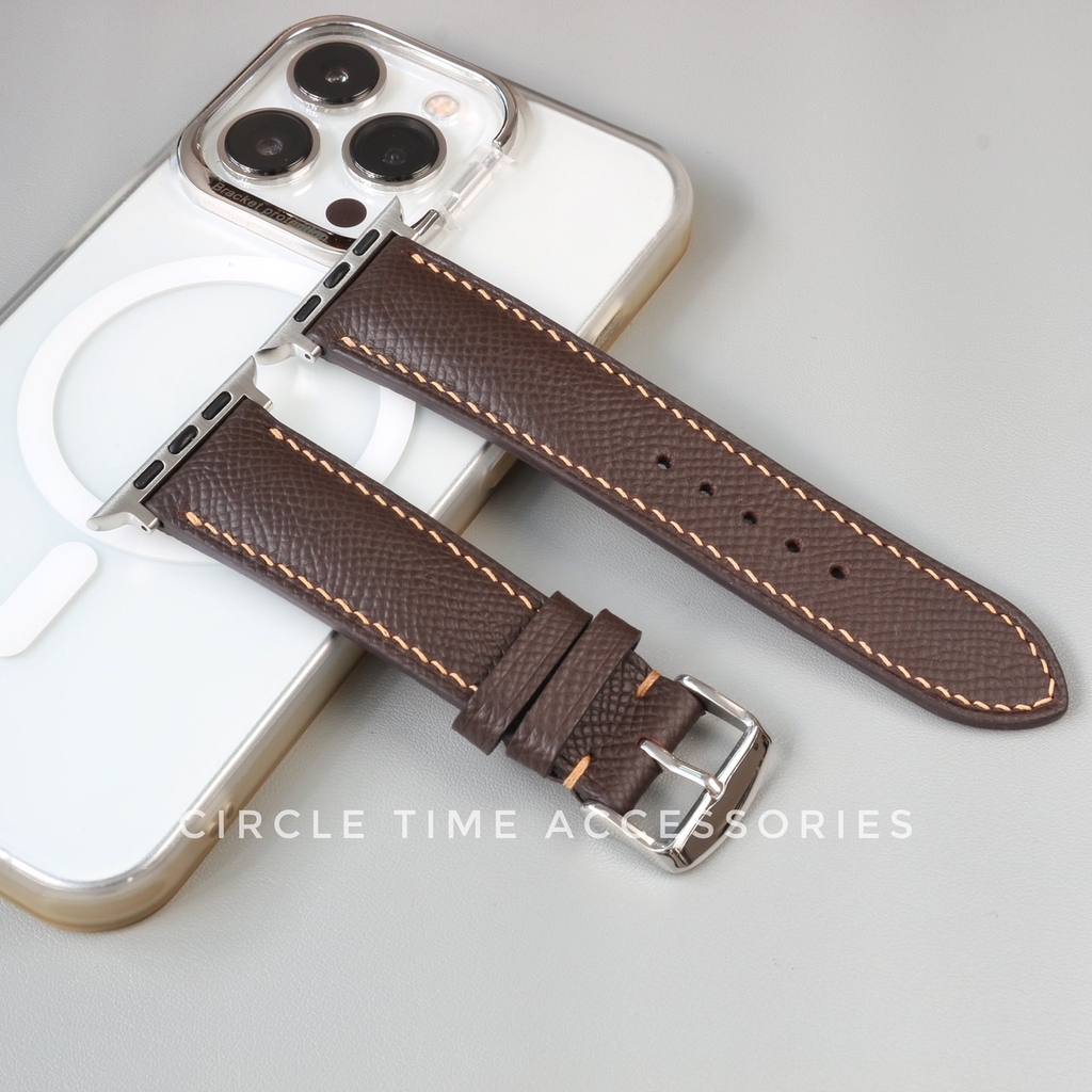 Dây đồng hồ APPLE WATCH da bò EPSOM và truyền thống - APHM01B4