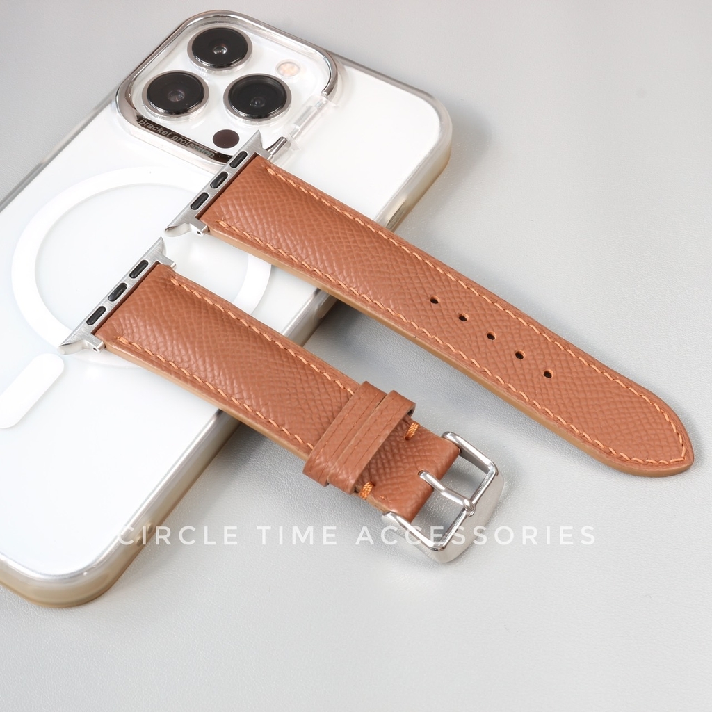 Dây đồng hồ APPLE WATCH da bò EPSOM và truyền thống - APHM01B5