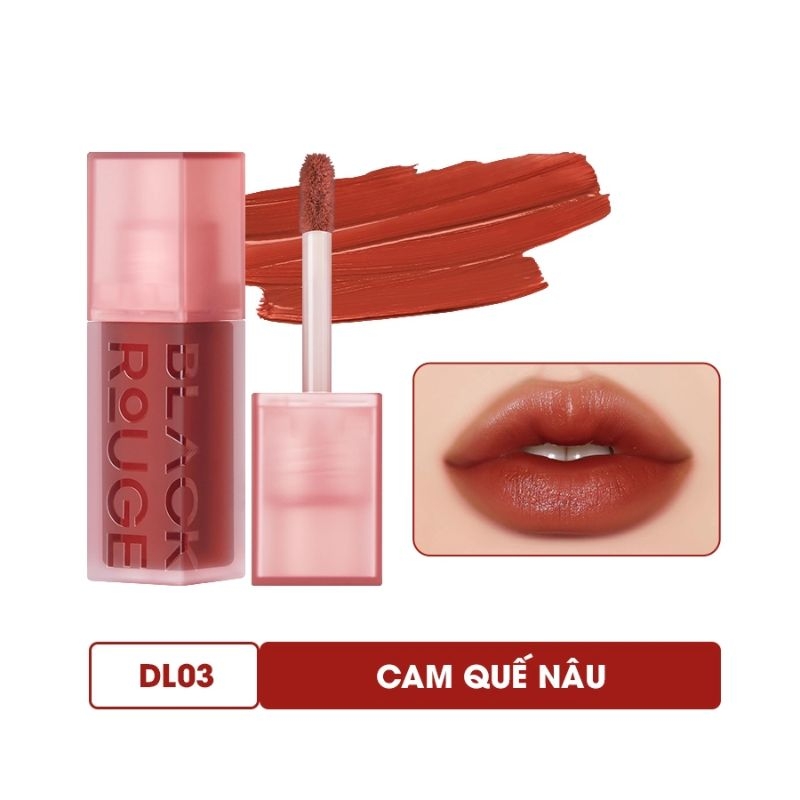 DL03 màu Cam Quế Trầm - Son Black Rouge Double Layer Over Velvet