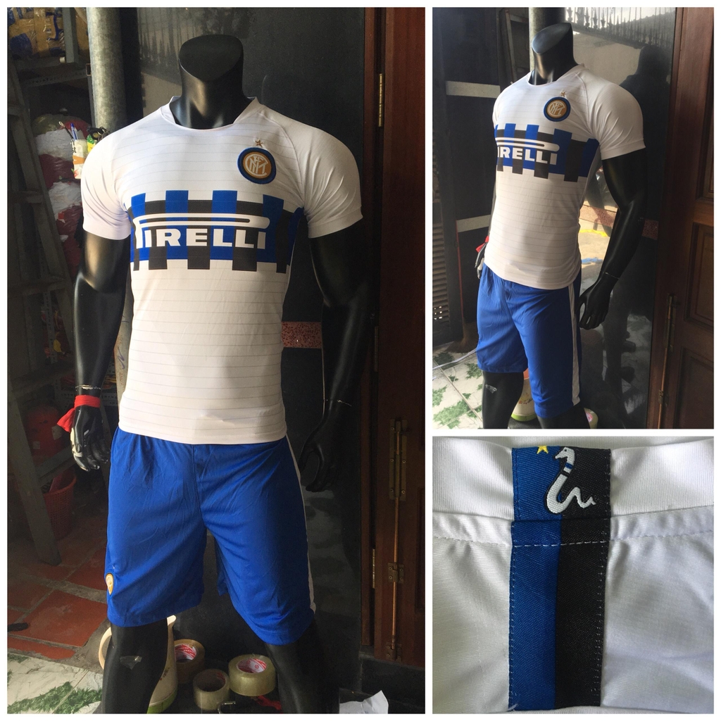Áo Bóng Đá CLB Inter Milan Trắng 2019/20