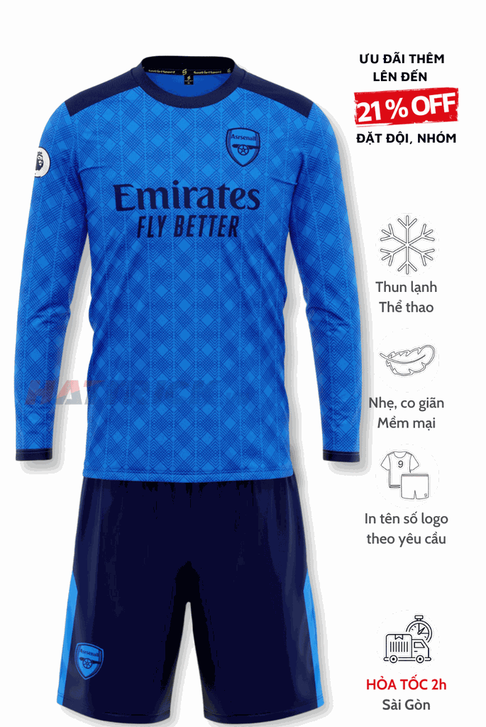Quần áo Arsenal tay dài 2023 - 2024