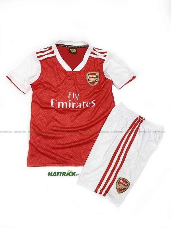 Áo Bóng Đá Trẻ Em Arsenal 2020 Đỏ