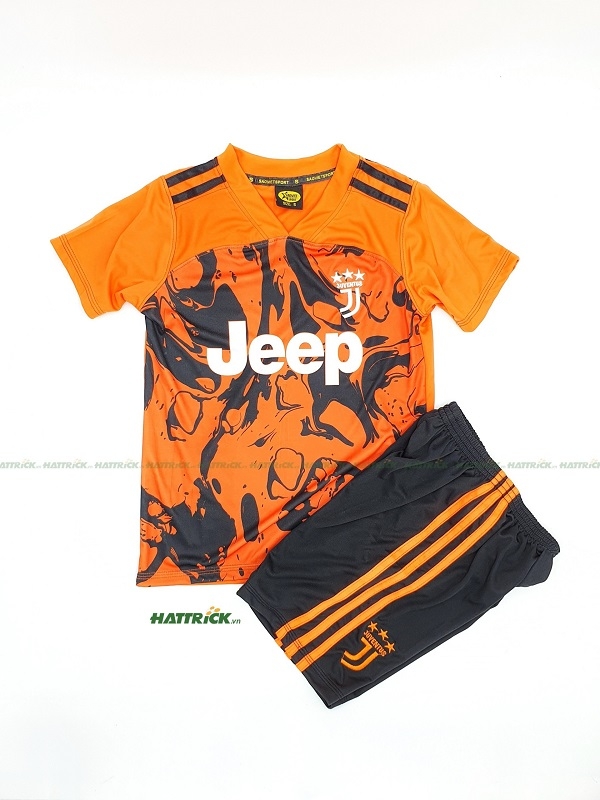 Áo Bóng Đá Trẻ Em Juventus 2020 Cam
