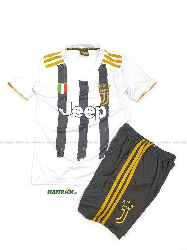 Áo Bóng Đá Trẻ Em Juventus 2020 Trắng