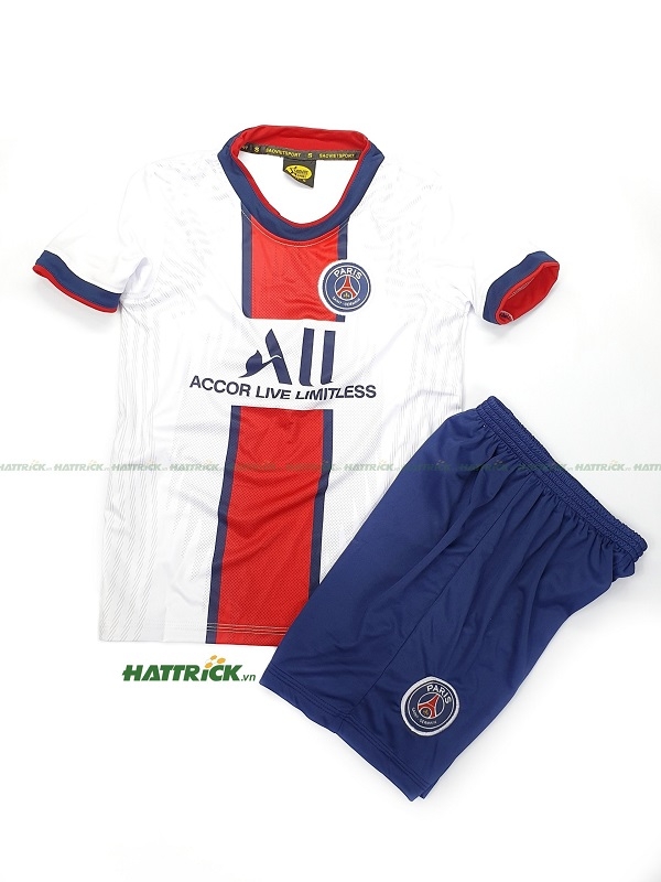 Áo Bóng Đá Trẻ Em PSG 2020 Trắng