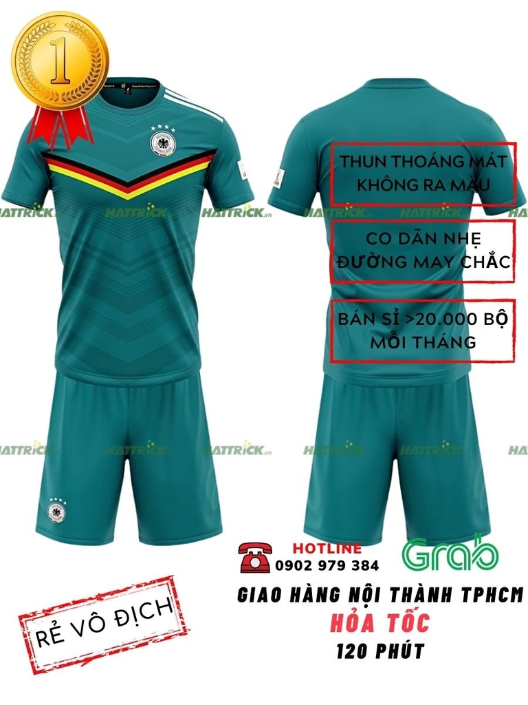 Áo đội tuyển Đức World Cup 2022 - Xanh Lá
