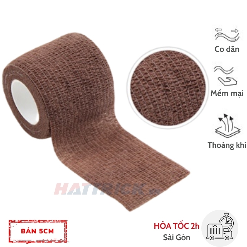 Băng keo thể thao 5cm [Băng vải đá bóng]