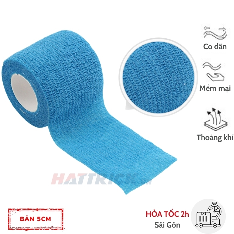 Băng keo thể thao 5cm [Băng vải đá bóng]