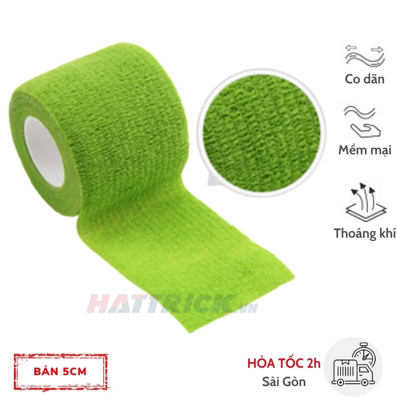 Băng keo thể thao 5cm [Băng vải đá bóng]