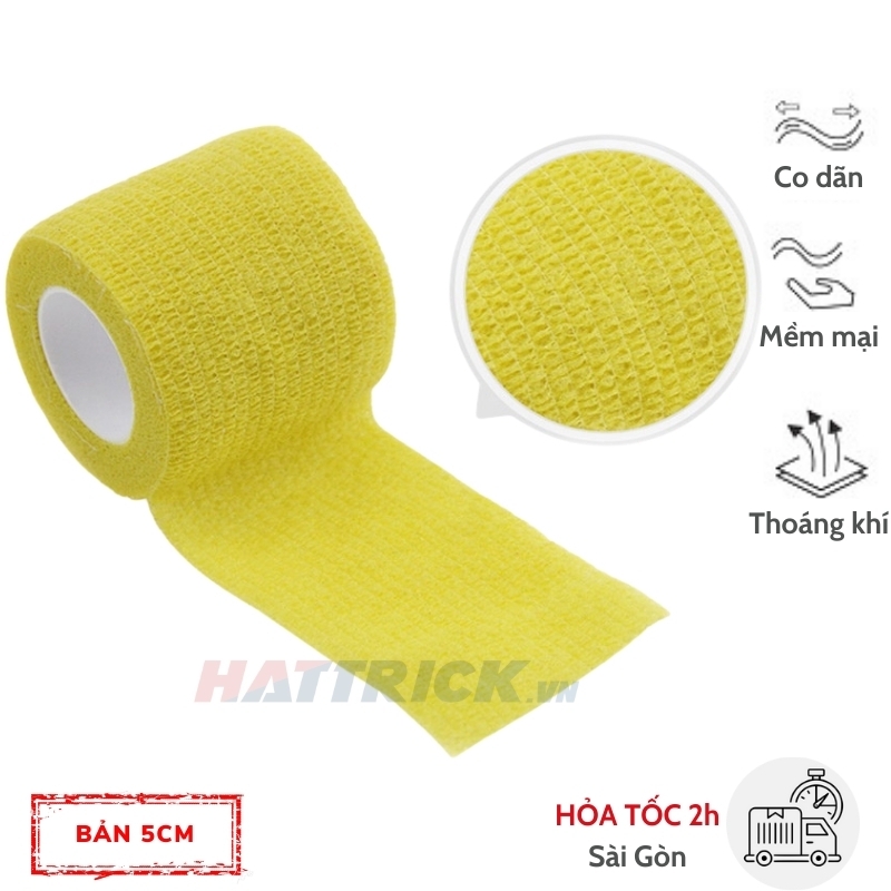 Băng keo thể thao 5cm [Băng vải đá bóng]