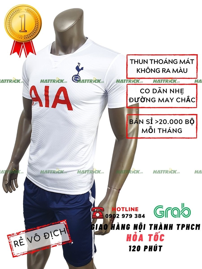 Áo Bóng Đá Tottenham 2021 - 2022 Trắng