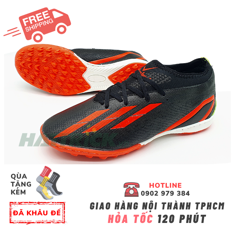 GIÀY ĐÁ BANH X SPEEDPORTAL.3 đế TF - Đen