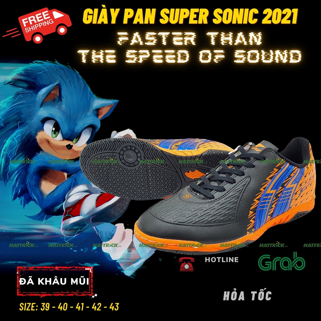 GIÀY PAN SUPER SONIC IC 2021 - ĐEN