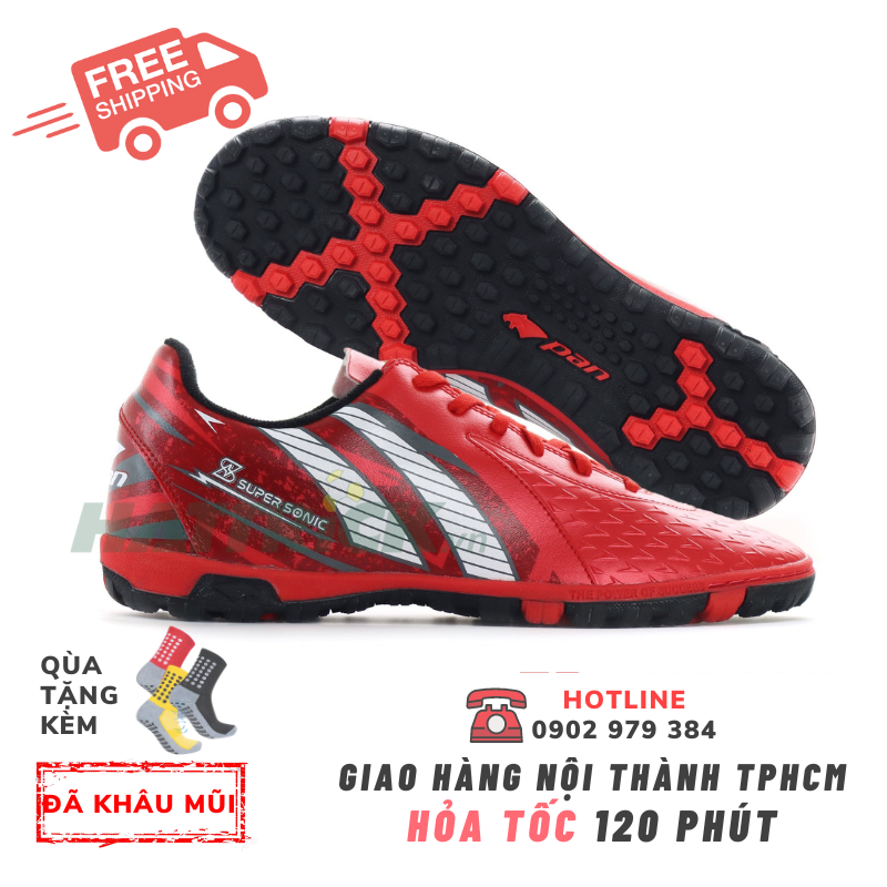 GIÀY PAN SONIC II ĐẾ TF 2022 - Đỏ