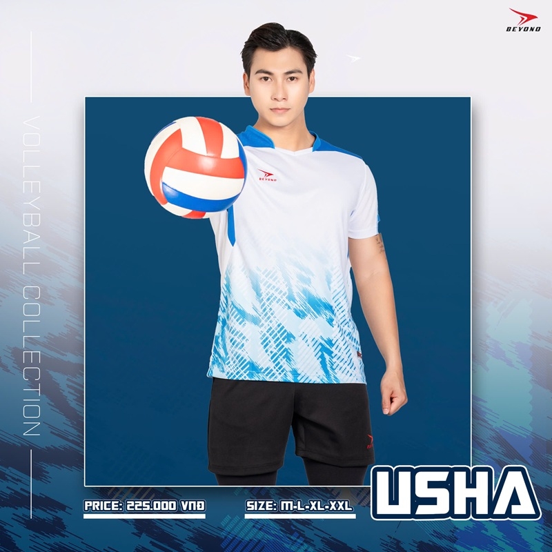 Quần áo bóng chuyền NAM Beyono Usha (có túi)