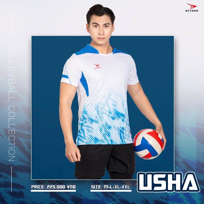 Quần áo bóng chuyền NAM Beyono Usha (có túi)