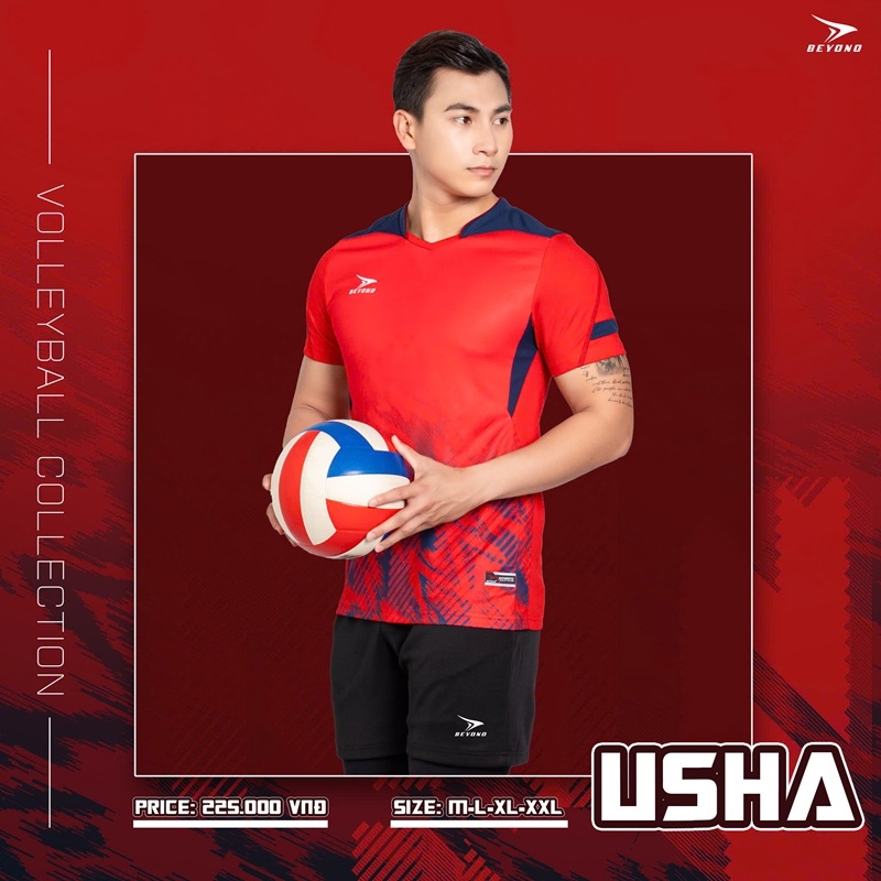 Quần áo bóng chuyền NAM Beyono Usha (có túi)