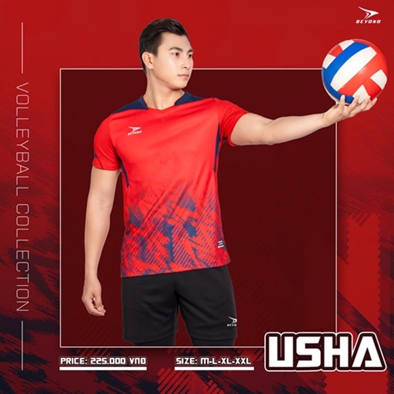 Quần áo bóng chuyền NAM Beyono Usha (có túi)