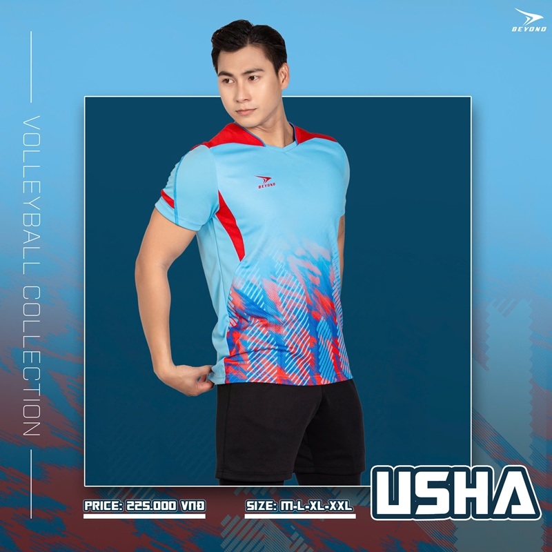 Quần áo bóng chuyền NAM Beyono Usha (có túi)