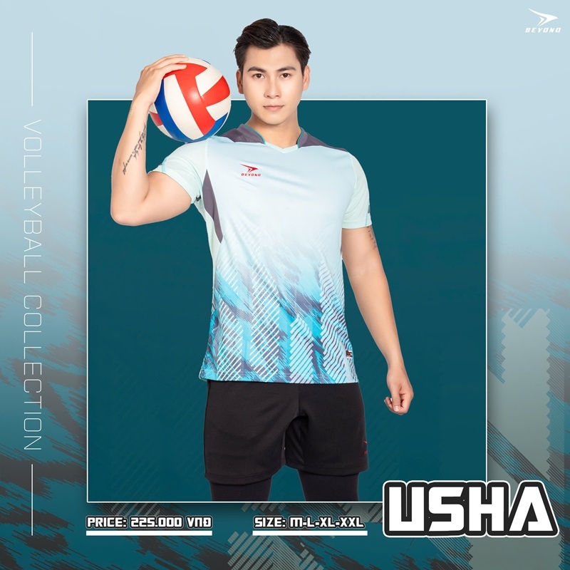 Quần áo bóng chuyền NAM Beyono Usha (có túi)