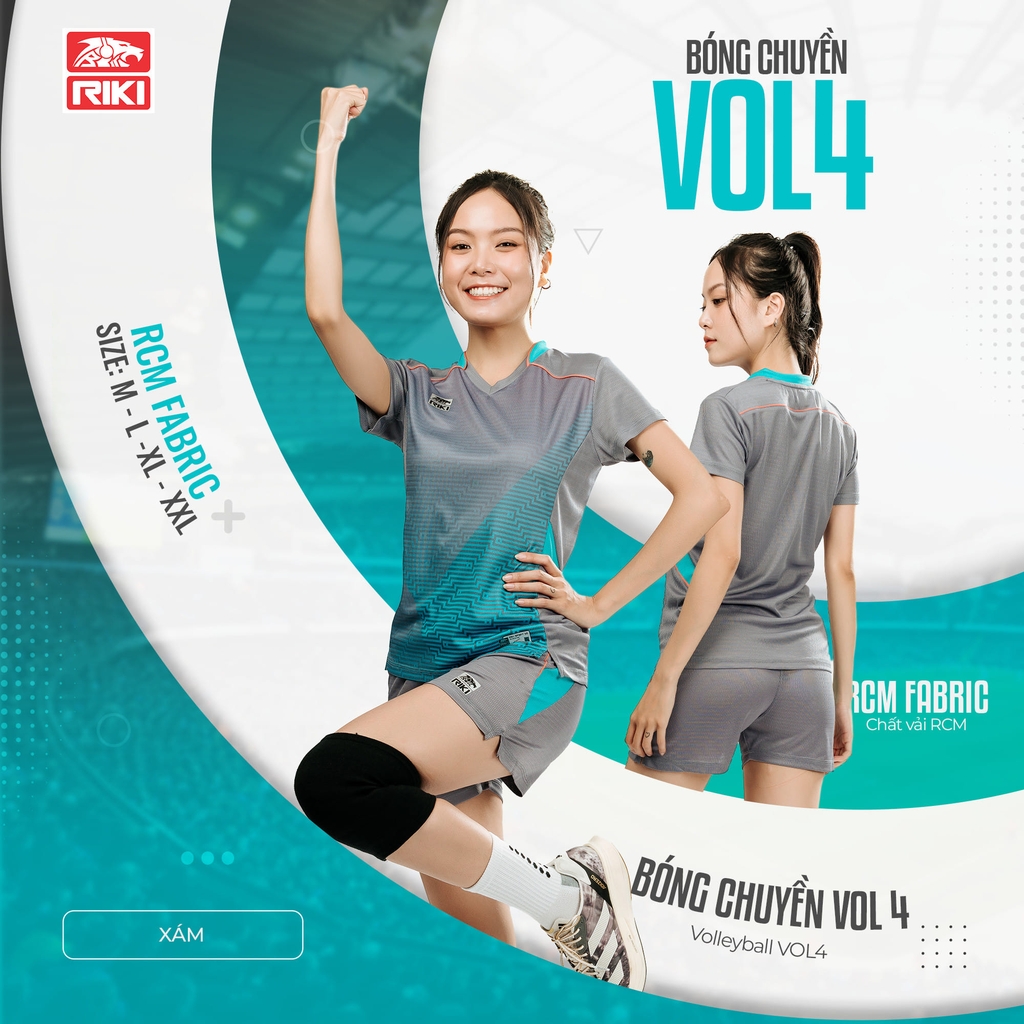 Quần áo Bóng Chuyền Nữ Riki Vol 4