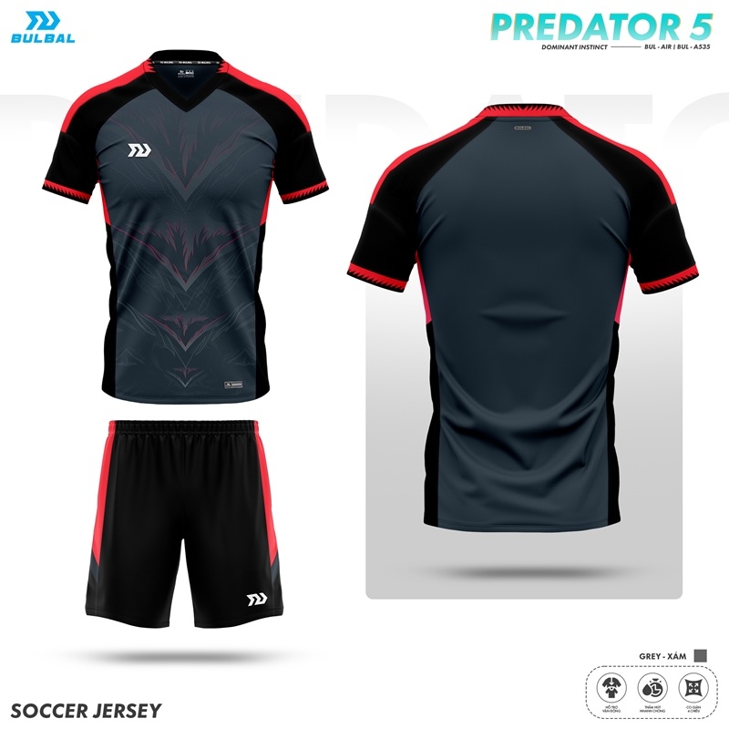 Quần áo bóng đá Bulbal Predator 5
