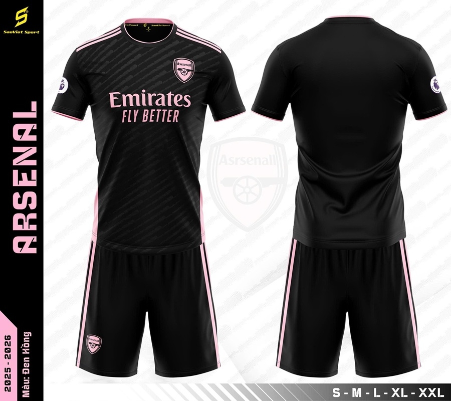 Quần áo Arsenal 2025/26 (Sao Việt)