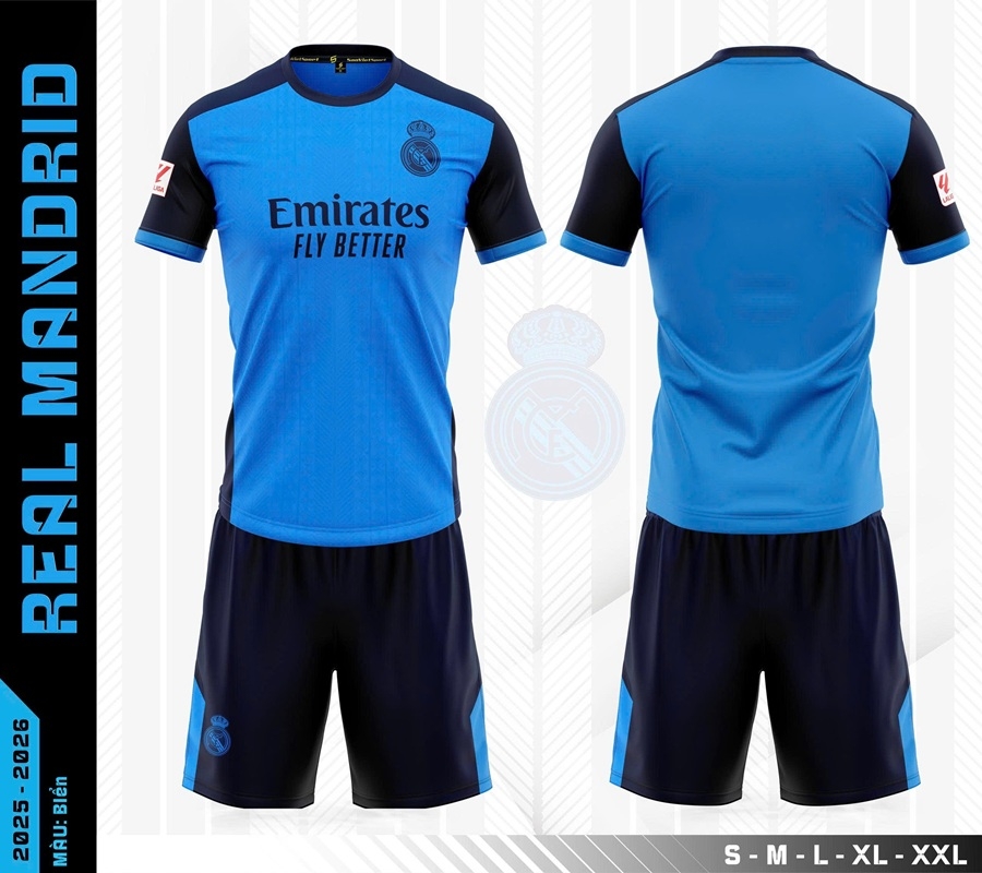 Quần áo bóng đá Real Madrid 2025/26 (Sao Việt)