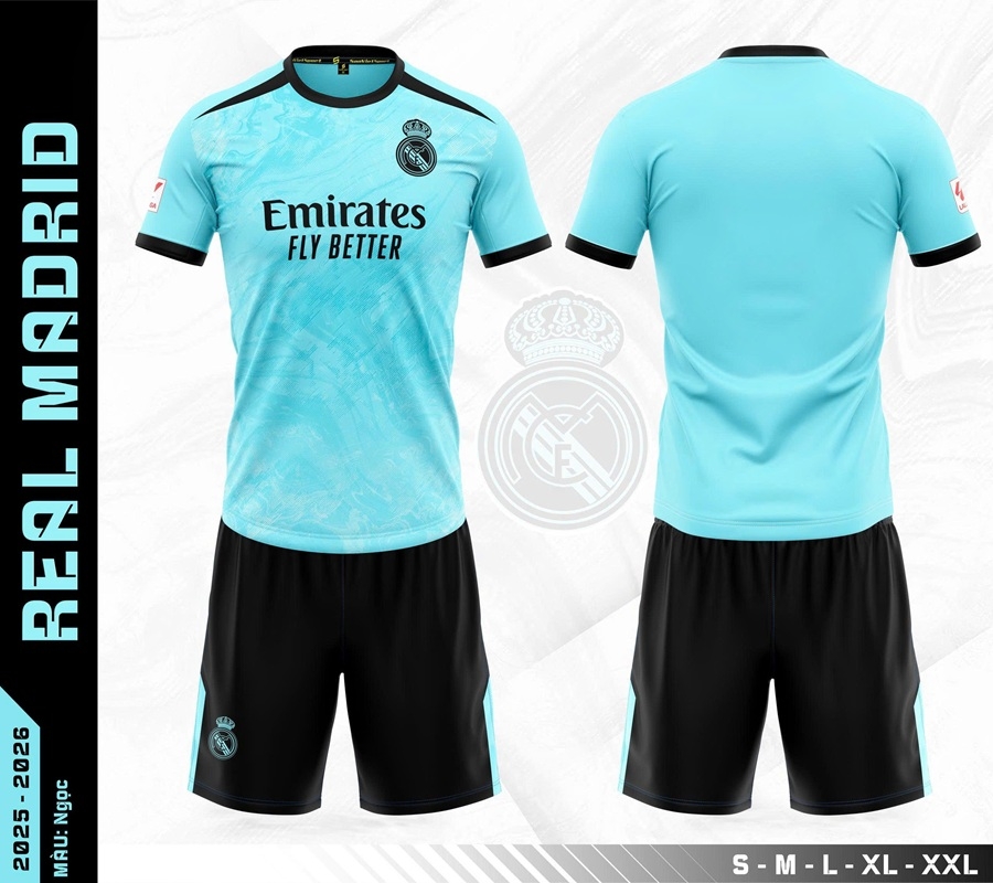 Quần áo bóng đá Real Madrid 2025/26 (Sao Việt)