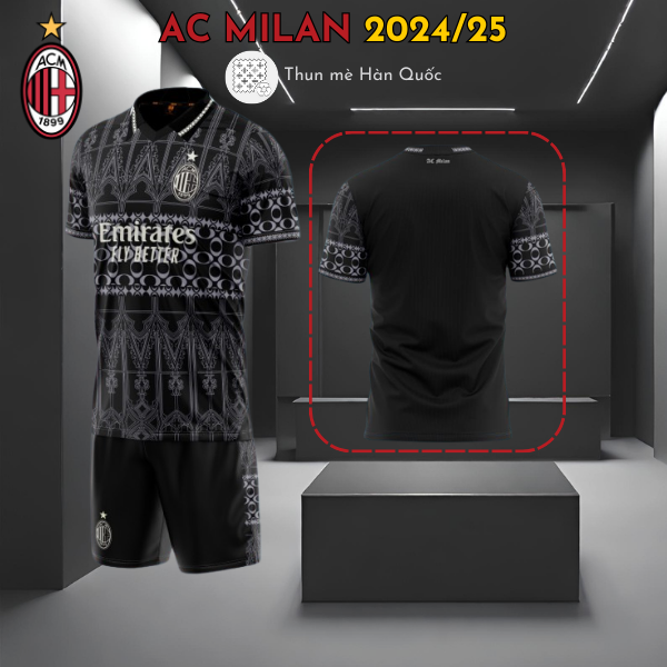 Áo AC Milan 24/25 [Thun Mè Hàn Quốc]