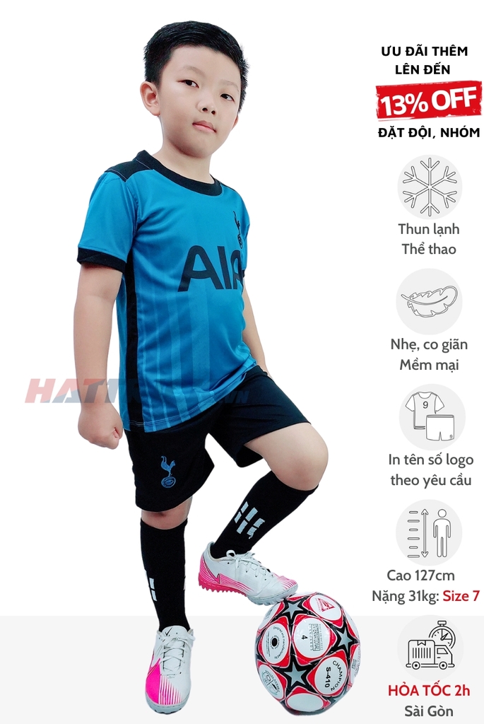 Quần áo bóng đá trẻ em Tottenham 2023/24