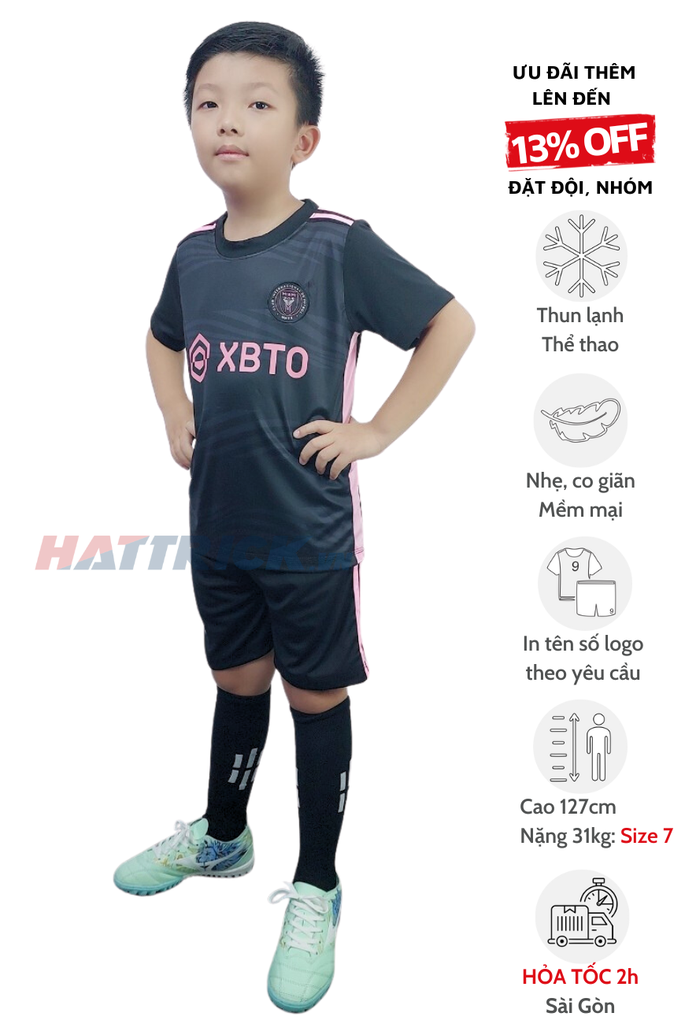 Quần áo bóng đá trẻ em Inter Miami 2023/24