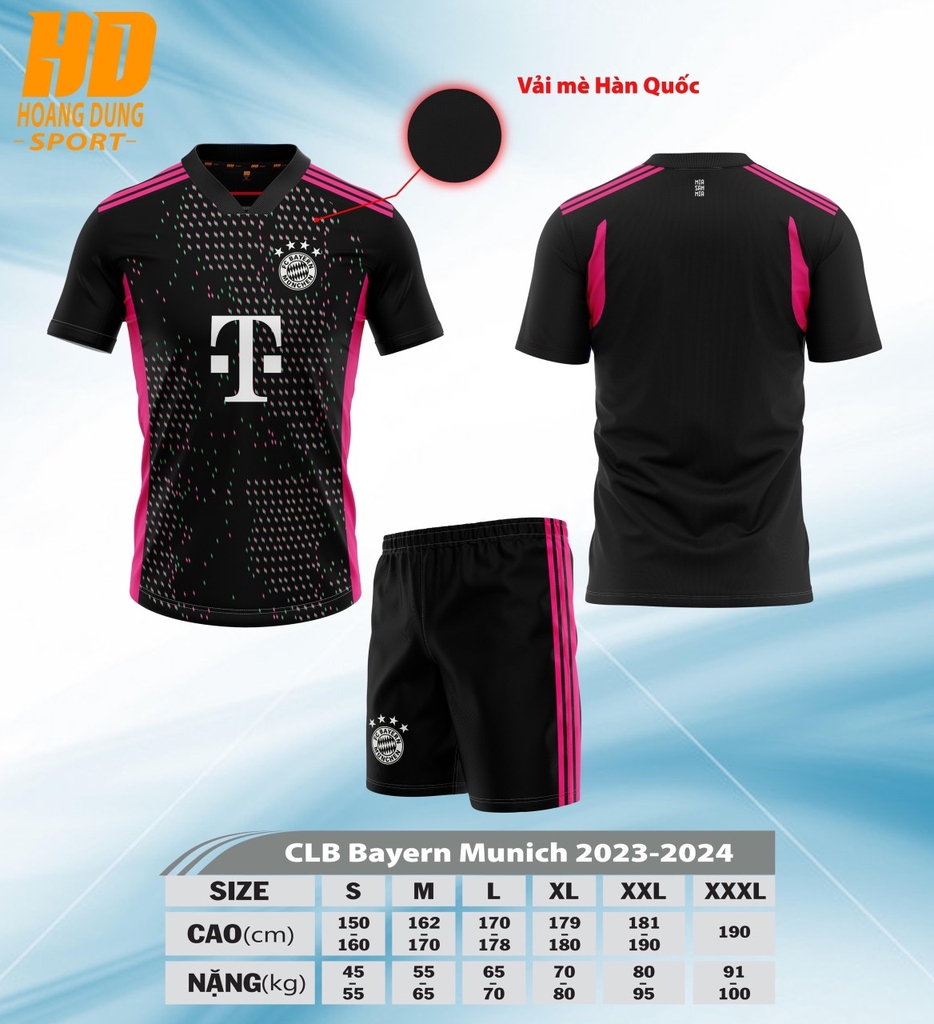 Áo Bayern Munich 23/24 [Thun Mè Hàn Quốc]