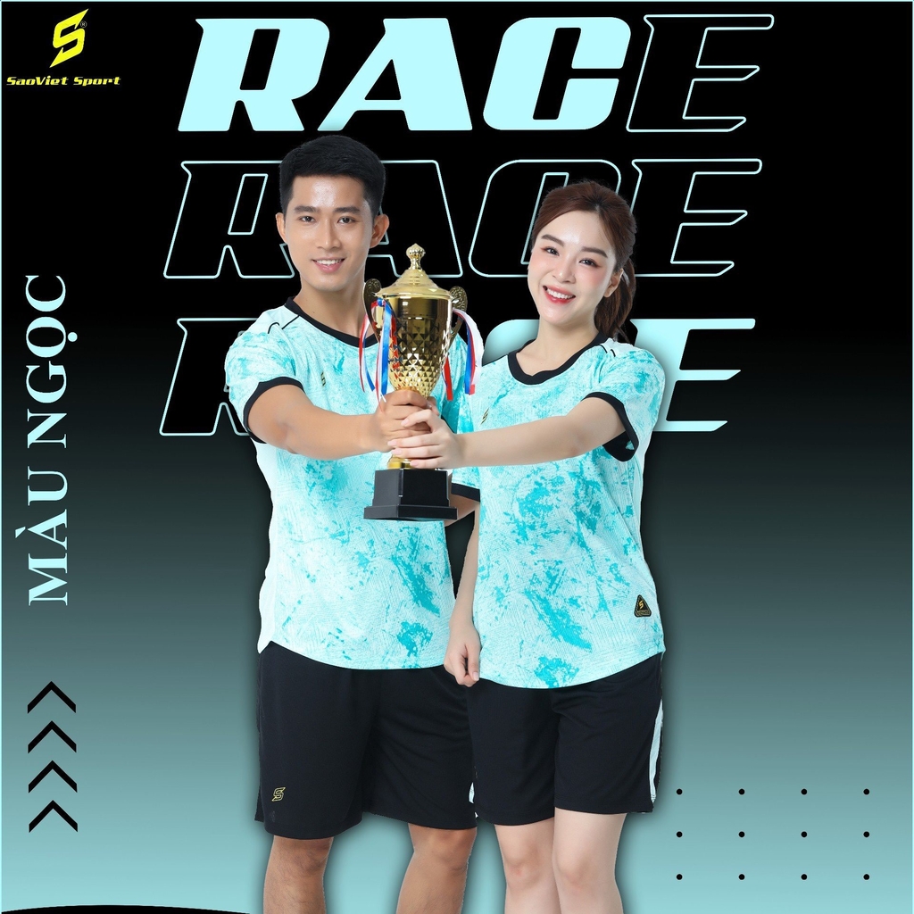 Quần áo không logo Race (Sao Việt)