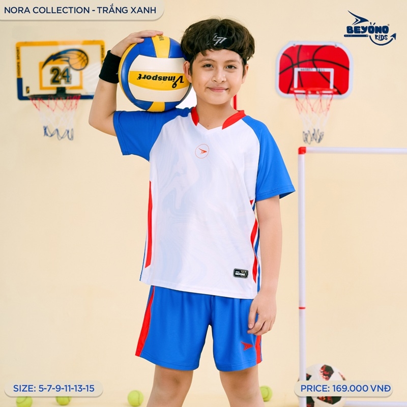 Bộ quần áo thể thao trẻ em TL02 Beyono NORA