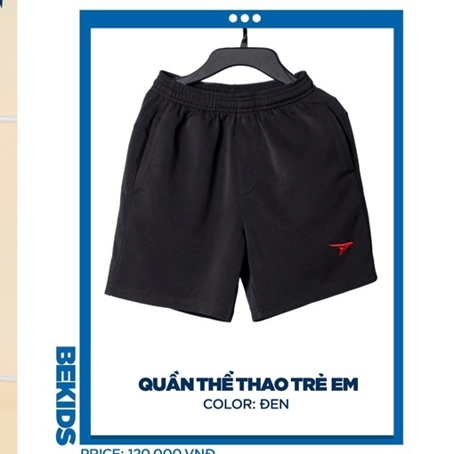 Quần Short thể thao trẻ em Beyono Kids QB01 (quần lẻ)