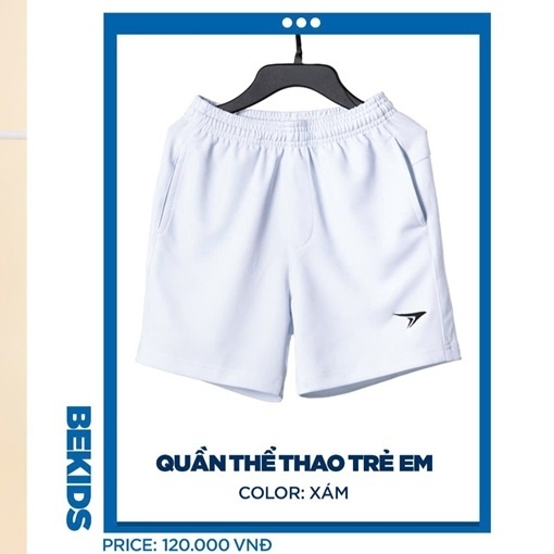 Quần Short thể thao trẻ em Beyono Kids QB01 (quần lẻ)
