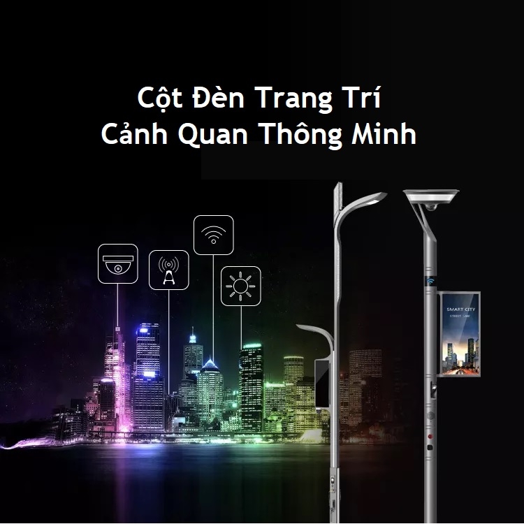 Cột Đèn Trang Trí Cảnh Quan Thông Minh