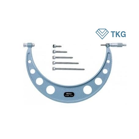 Panme đo ngoài cơ khí Mitutoyo 104-136A (với đầu đo thay đổi, 150-300mm/ 0.01mm)