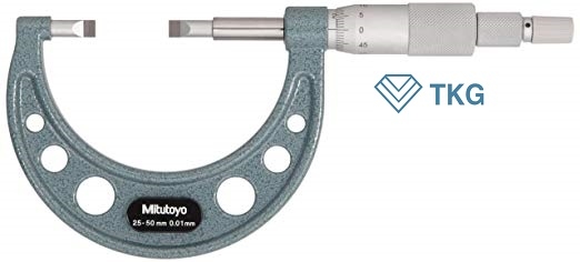 Panme đo ngoài đầu dẹt Mitutoyo 122-106 (125-150mm/ 0.01mm)