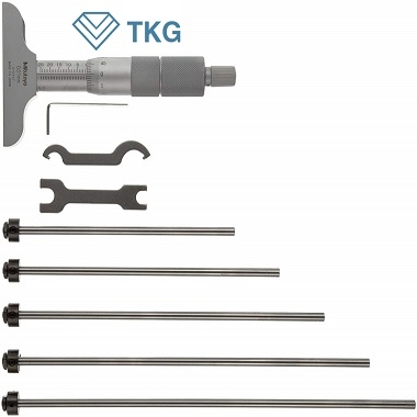 Panme đo độ sâu cơ khí Mitutoyo 129-111 (0-100mm/0.01)