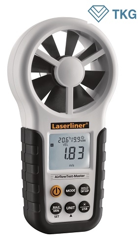 Máy đo tốc độ lưu lượng gió Laserliner 082.140A (0,80 m/s … 30 m/s)