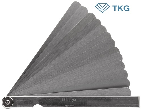 Bộ dưỡng đo bề dày Mitutoyo 184-302S (0.03-0.5mm/13 lá/150mm)