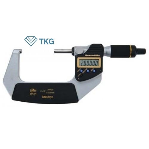 Panme đo ngoài điện tử Mitutoyo 293-187 (50-75mm/0.00005 inch, 2mm/vòng xoay)